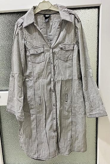 Женская одежда Рубашка Туника Ткань хлопок 100% Фирма H&M Размер