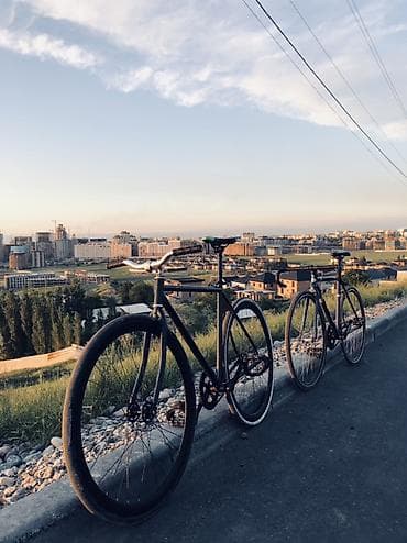 Фикс-байки (single speed/фикс) в минималистичном стиле. - Лёгкие