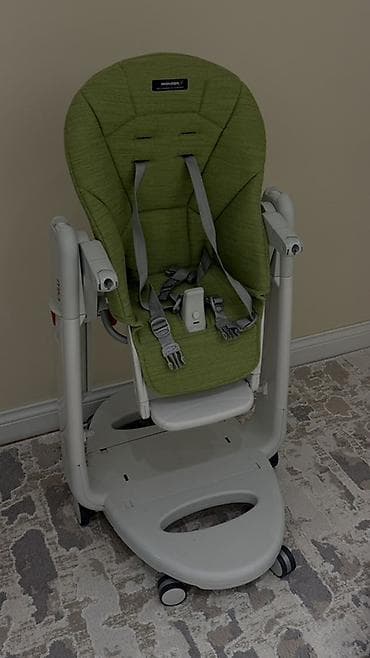 Балдар электр унаалары: Тамактандыруучу отургуч, Жаңы, Башка бренд, Пластик, Трансформер, түсү - Жашыл, Өзү алып кетүү — 3