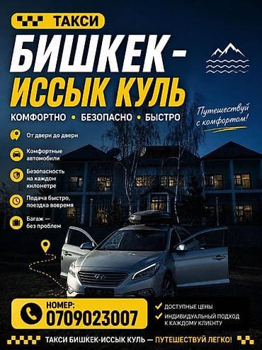 вейп бишкек доставка: Жеңил унаа, Баруучу жер: Ысык-Көль, Орундардын саны: 4 — 1