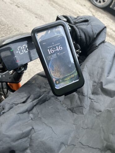 l9 pro: Водонепроницаемый держатель-сумка для смартфона на руль - Полная — 7