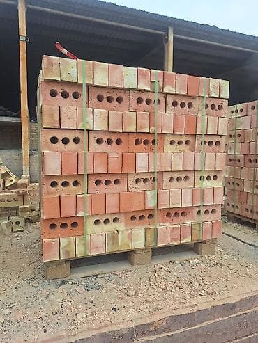 кирпич куябыз: Пустотелый, дырчатый, Жженый кирпич, Полублок, 250×120×90 — 7