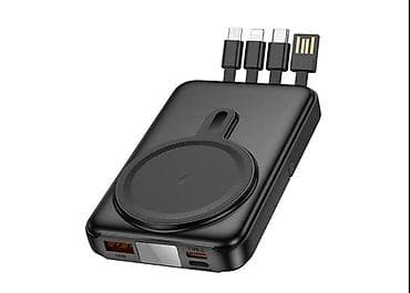 часы hoco: Power Bank HOCO JJ135 Rico, черный - Емкость 10 000 мА·ч - Быстрая — 1