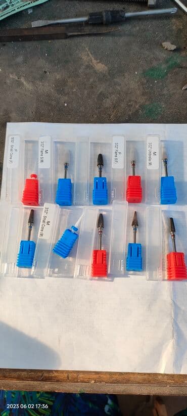 визажное кресло: Продаю фрезы для ногтевого сервиса. Металл и керамика — 1