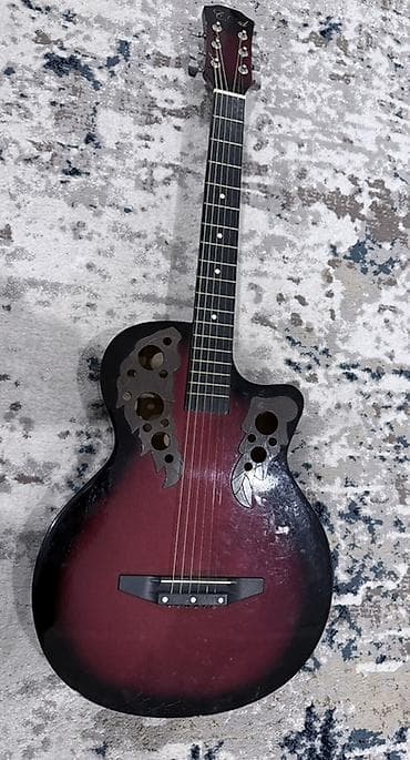 струна на гитару: Акустическая гитара с уникальным дизайном корпуса - Тип — 3