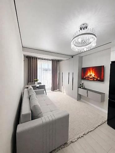 рынок мадина квартира: 2 комнаты, 46 м², Элитка, 2 этаж, Дизайнерский ремонт — 7