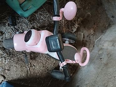 кыргыз кийимдер: Детские каталки и транспорт для малышей (набор): 1) Трехколёсный — 1