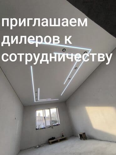 шкаф с большим зеркалом: Натяжной потолок Матовое Бесплатный замер, Гарантия, Монтаж — 1