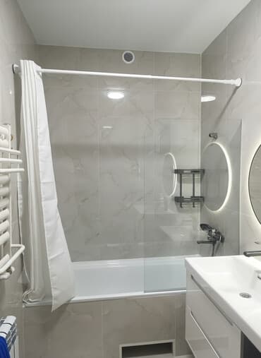 Кийимге кам көрүү жана сактоо: Бригада опытных отделочников предоставляет свои услуги: сантехника — 1