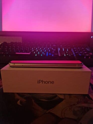 лед вотч: IPhone Xr, Колдонулган, 128 ГБ, Ак, Куту, 73 % — 12