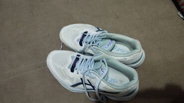 Кроссовки, 37, Asics, Б/у, цвет - Белый, Бесплатная доставка