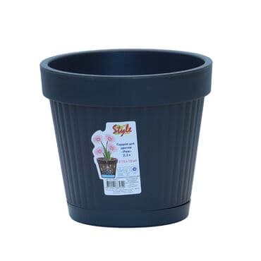 казаны оптом: Горшок для цветов с поддоном «Рим» ddStyle🇷🇺 1.4л - 135 сом 2.3л - — 1