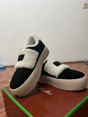 Сабо: UGG теплые женские слипоны с меховой отделкой - Модель: слипоны/кеды — 1