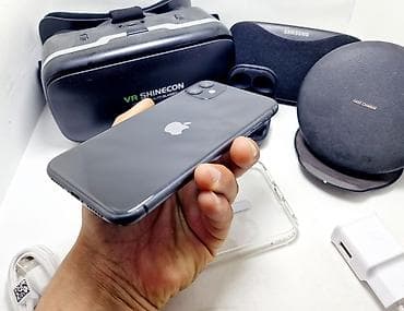 айфон телефон 11: IPhone 11, Б/у, 64 ГБ, Черный, Зарядное устройство, 100 % — 4