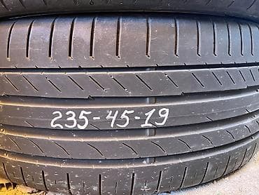 Шины 235 / 45 / R 19, Лето, Б/у, 1 шт, Германия, Continental at lalafo.kg Шины 235 / 45 / R 19, Лето, Б/у, 1 шт, Германия, Continental
