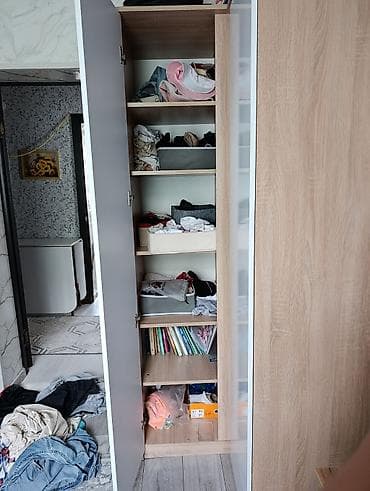 Шифоньеры, шкафы для одежды: Шифоньер, шкаф для одежды, Б/у, Угловой, ЛДСП — 2