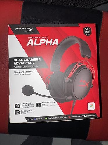 наушники хайпер икс: Проводные гарнитуры, HyperX, Новый, цвет - Черный — 1