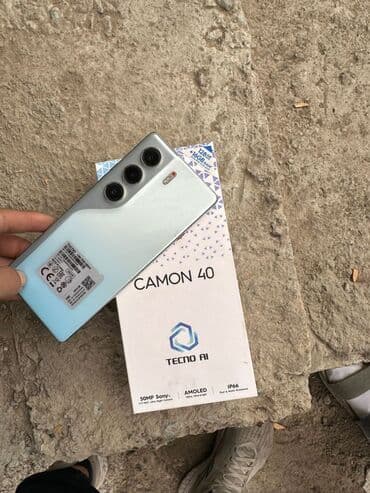 телефон fly с телевизором: Tecno Camon, Б/у, 128 ГБ, цвет - Голубой, 2 SIM — 5