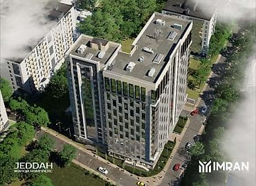 jeddah: 1 комната, 30 м², Элитка, 8 этаж, Готовая ПСО (под самоотделку) — 2