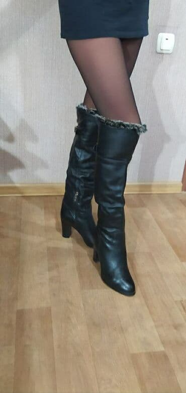 Спецодежда: Сапоги зимние. Б/У. Кожа. Состояние хорошее! Самовывоз — 4