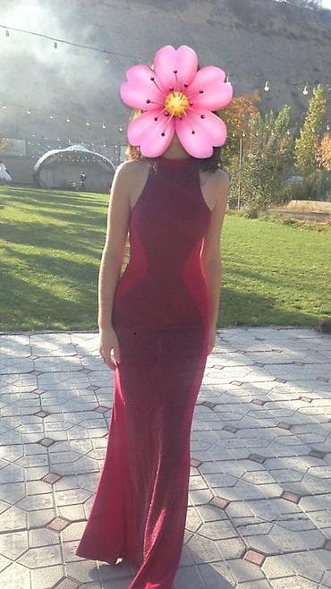 Толстовки, худи: Вечернее платье, Русалка, Длинная модель, Без рукавов, Шлейф, S — 1