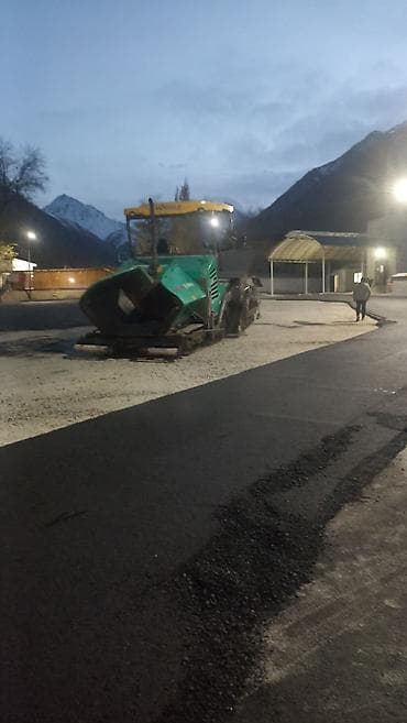 Асфальтирование и устройство дорожных покрытий под ключ at lalafo.kg Асфальтирование и устройство дорожных покрытий под ключ