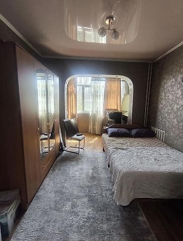 4: 3 комнаты, 63 м², Аламедин-1 мкр 105 серия, 4 этаж, Косметический ремонт — 3