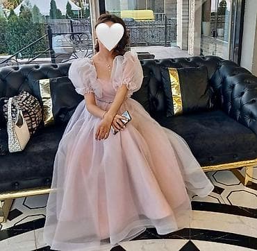 amber elixir: Вечернее платье, А-силуэт, Длинная модель, Фатин, С рукавами, Стразы, Стандарт — 3