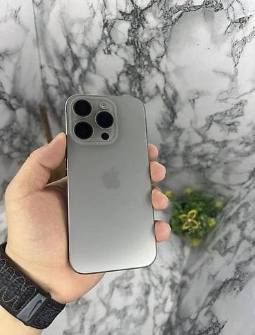 14 про новый: IPhone 15 Pro, Новый, 128 ГБ, Серебристый, Зарядное устройство, Защитное стекло, Чехол, 86 % — 1