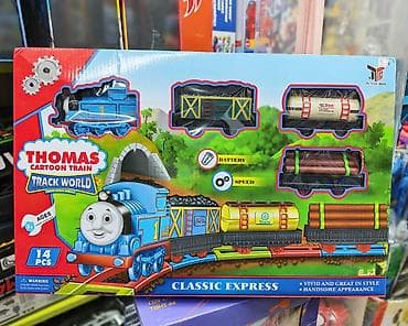 Игрушки: Игровые железные дороги — наборы поездов на батарейках 1) Rail Train — 2