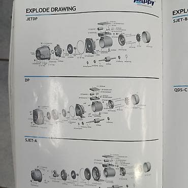 Каталог-схема разборки насосов HAPPYPUMP Предлагается техническая