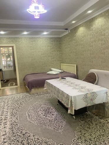 ош квартира на долгий срок: 1 комната, Душевая кабина, Постельное белье, Кондиционер — 9