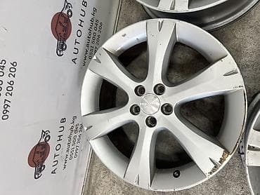 Транспорт: Литые Диски R 17 Subaru, Комплект, отверстий - 5, Б/у — 4
