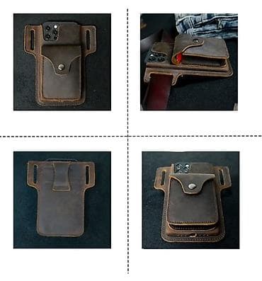 helio strap: Кожаный чехол для телефона iPhon на ремень - Материал: натуральная — 5