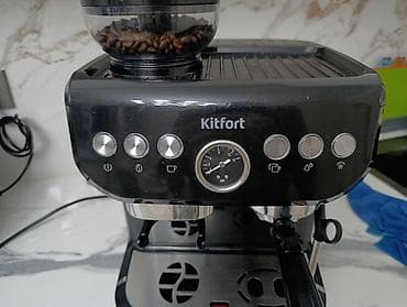кофемашина kaffit: Кофейная станция Kitfort KT-7108 - Полуавтоматическая рожковая — 6