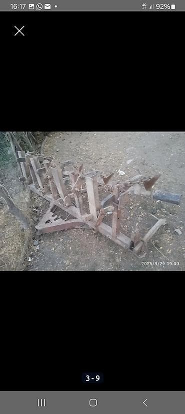 КУНы: Трёхкорпусный навесной плуг для трактора - Конфигурация: 3 корпуса — 7