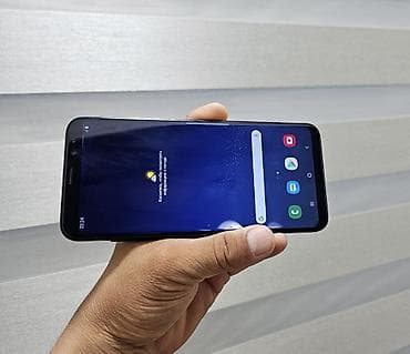 Техника жана электроника: Samsung Galaxy S8 Plus, Колдонулган, 64 ГБ, түсү - Кара, 2 SIM — 1