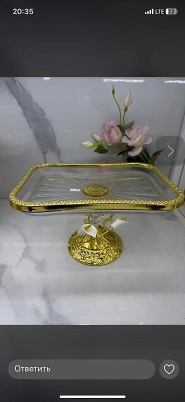 ножки для посуды: Декоративные подставки/вазницы для сервировки - Набор из нескольких — 2