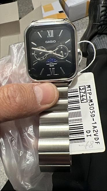 Классические часы часы, Casio, Япония, Водонепроницаемые, Мужские