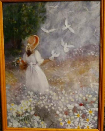 Текстиль: Картины шерстью!! в рамке под стеклом! принимаем заказы на другие — 8