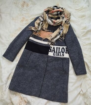 срочно в связи с переездом: Пальто с интересным принтом. Продаю срочно в связи с — 1