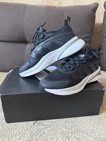 обувь корея: Кроссовки adidas (модель с амортизирующей подошвой) - Цвет: чёрный — 1