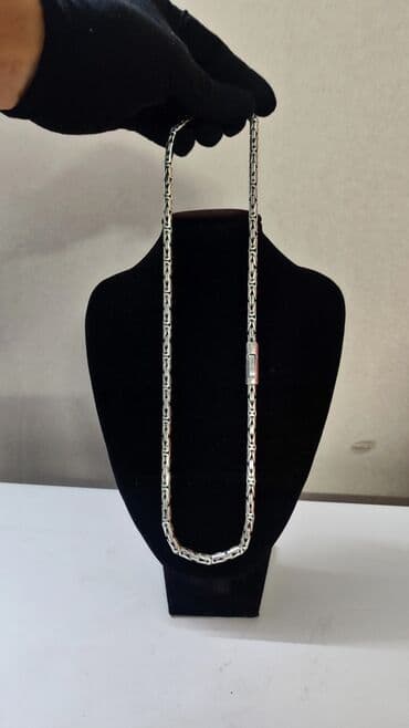 эксклюзивные свадебные пригласительные: Цепь "Лисий хвост" Серебро 925 проба С Чернением Вес 102 Грамм Длина — 5