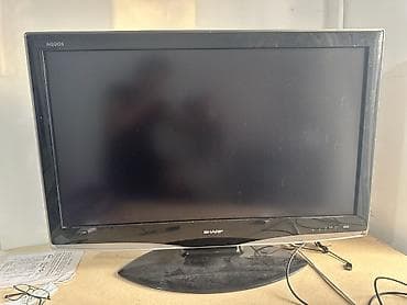 dvd player usb: Телевизор Sharp AQUOS, диагональ экрана примерно 32–37" (по габаритам — 1