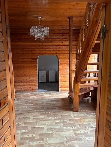 баня деревянная: 80 м², 3 комнаты, Без животных — 1