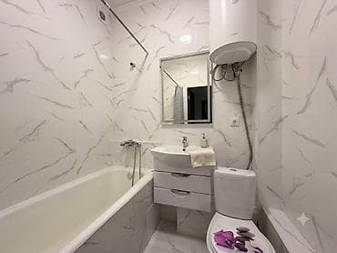 Недвижимость: 1 комната, 35 м², Аламедин-1 мкр 106 серия, 9 этаж, Косметический ремонт — 6