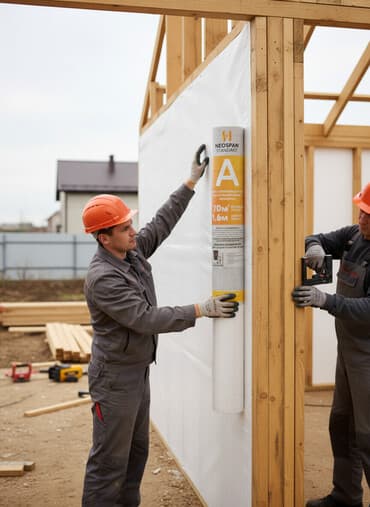 нано скотч: Ветро-влагозащитная мембрана Neospan Standart A. Предназначена для — 1