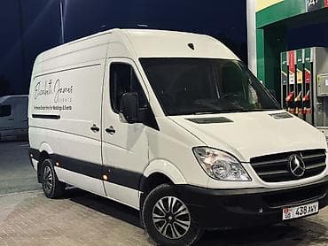аламедин мебель: Mercedes‑Benz Sprinter фургон (длинная/высокая база). Белый, боковые — 1