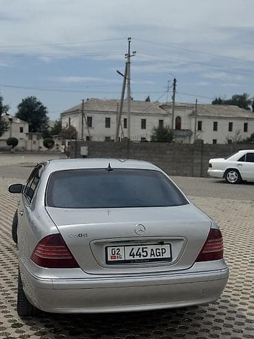 ош транспорт: Mercedes-Benz S-Class: 2002 г., 5 л, Автомат, Бензин, Седан — 4