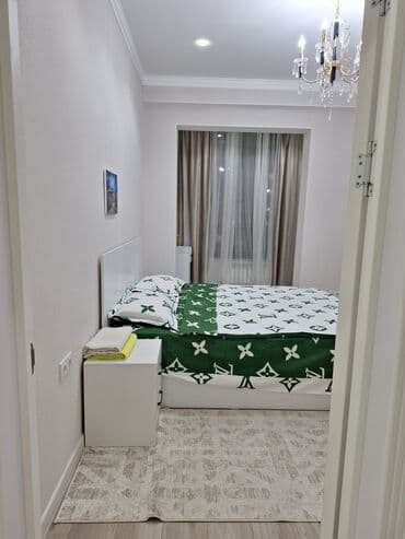 снять квартиру в бишкеке на сутки: 1 бөлмө, Душ кабинасы, Жаздык, жууркан-төшөк каптары, Кондиционер — 6